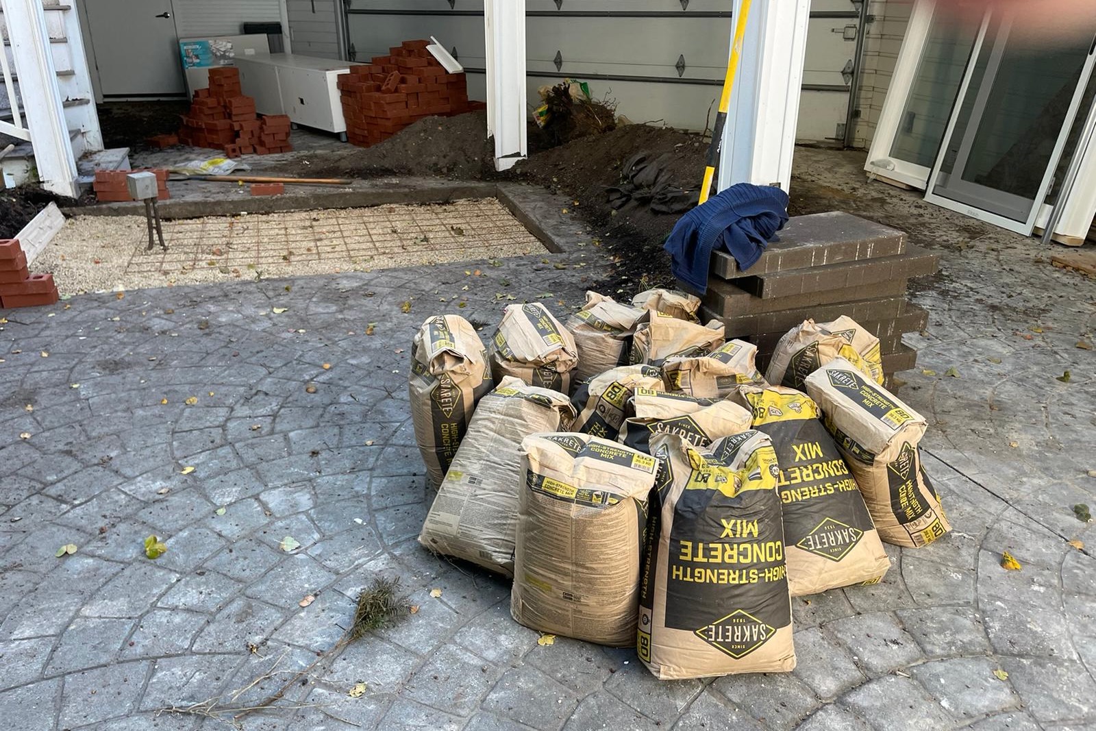 The foundation bags are ready