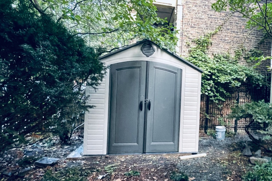 The shed finished