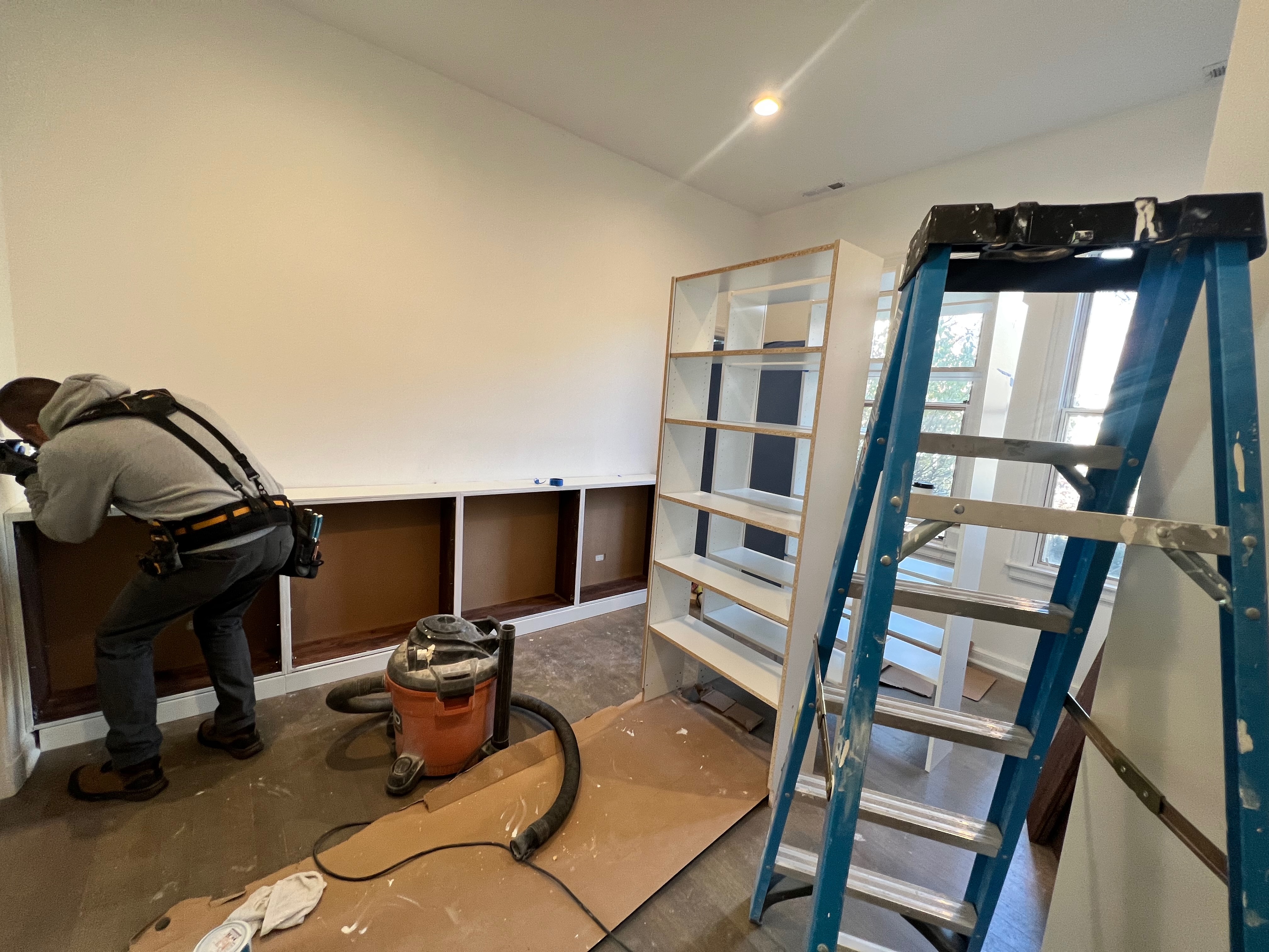 Making the bookcases